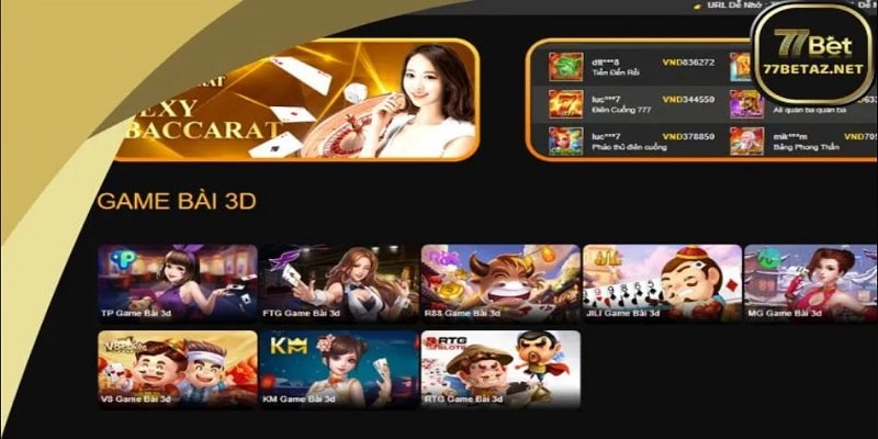 Giới thiệu về game bài 77bet